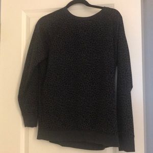 Animal print sweatshirt